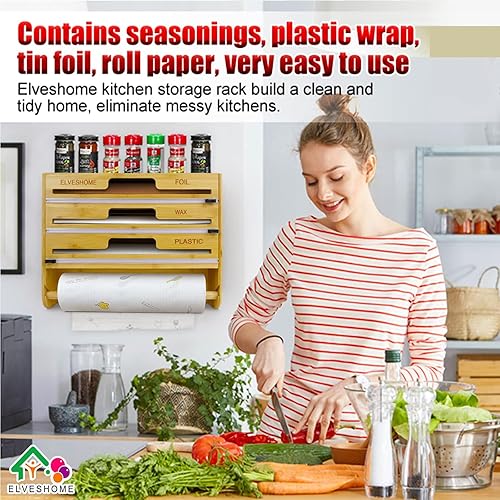 NOVAWRAP™ – Bamboo Kitchen Organizer