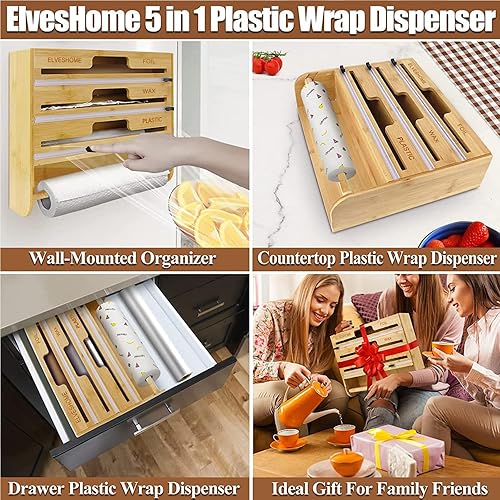 NOVAWRAP™ – Bamboo Kitchen Organizer