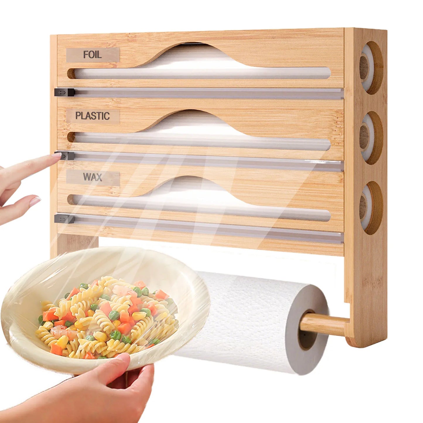 NOVAWRAP™ – Bamboo Kitchen Organizer